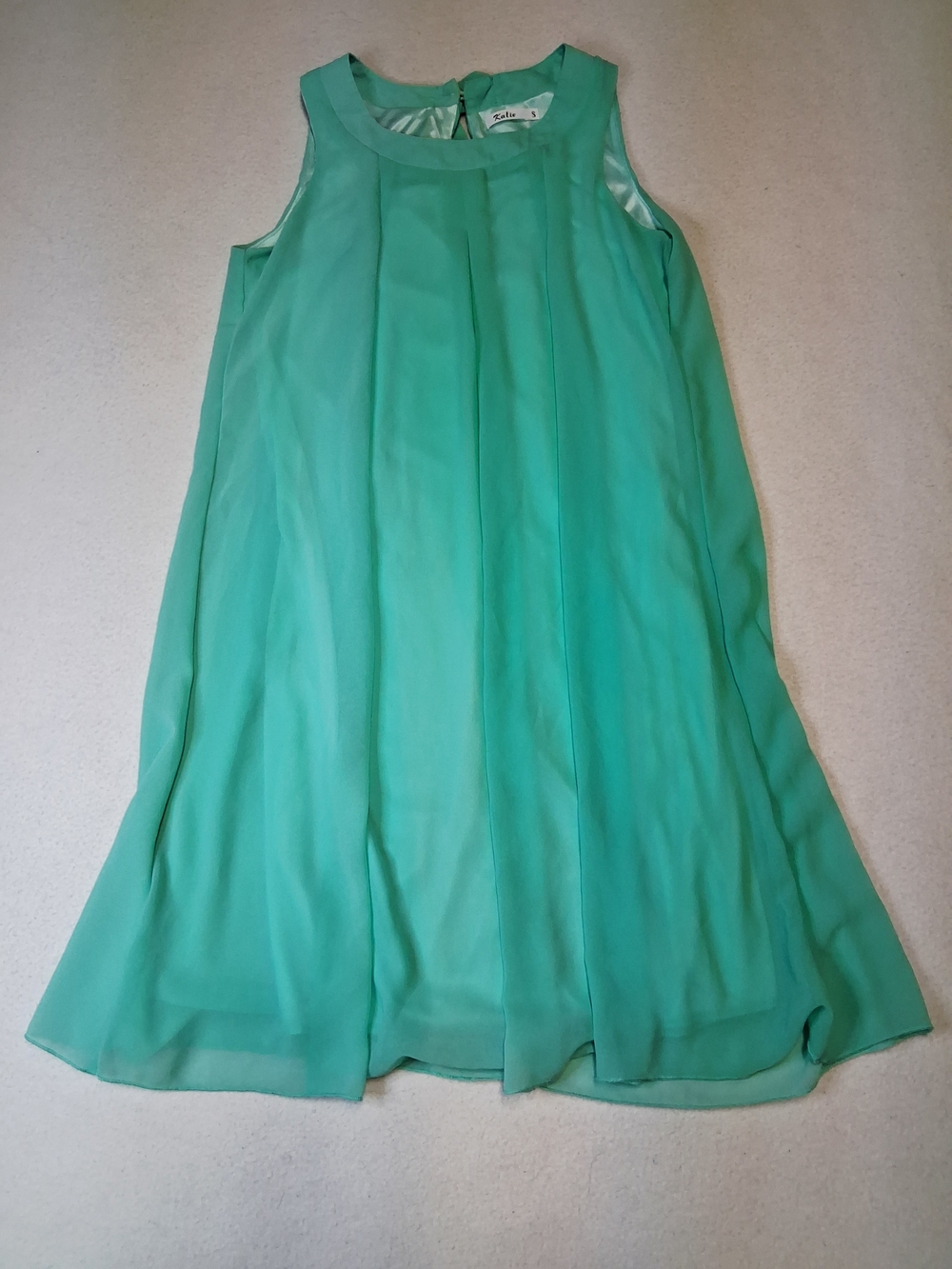 Sleeveless Mint Green Midi Dress - Brand: